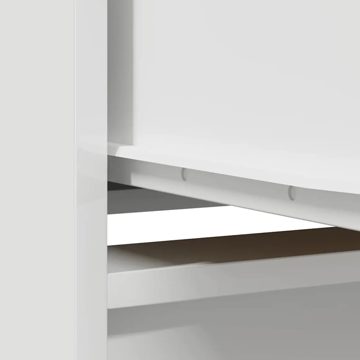 Aparador Ralphie armario + cajón blanco 119,5x29,5x34 cm