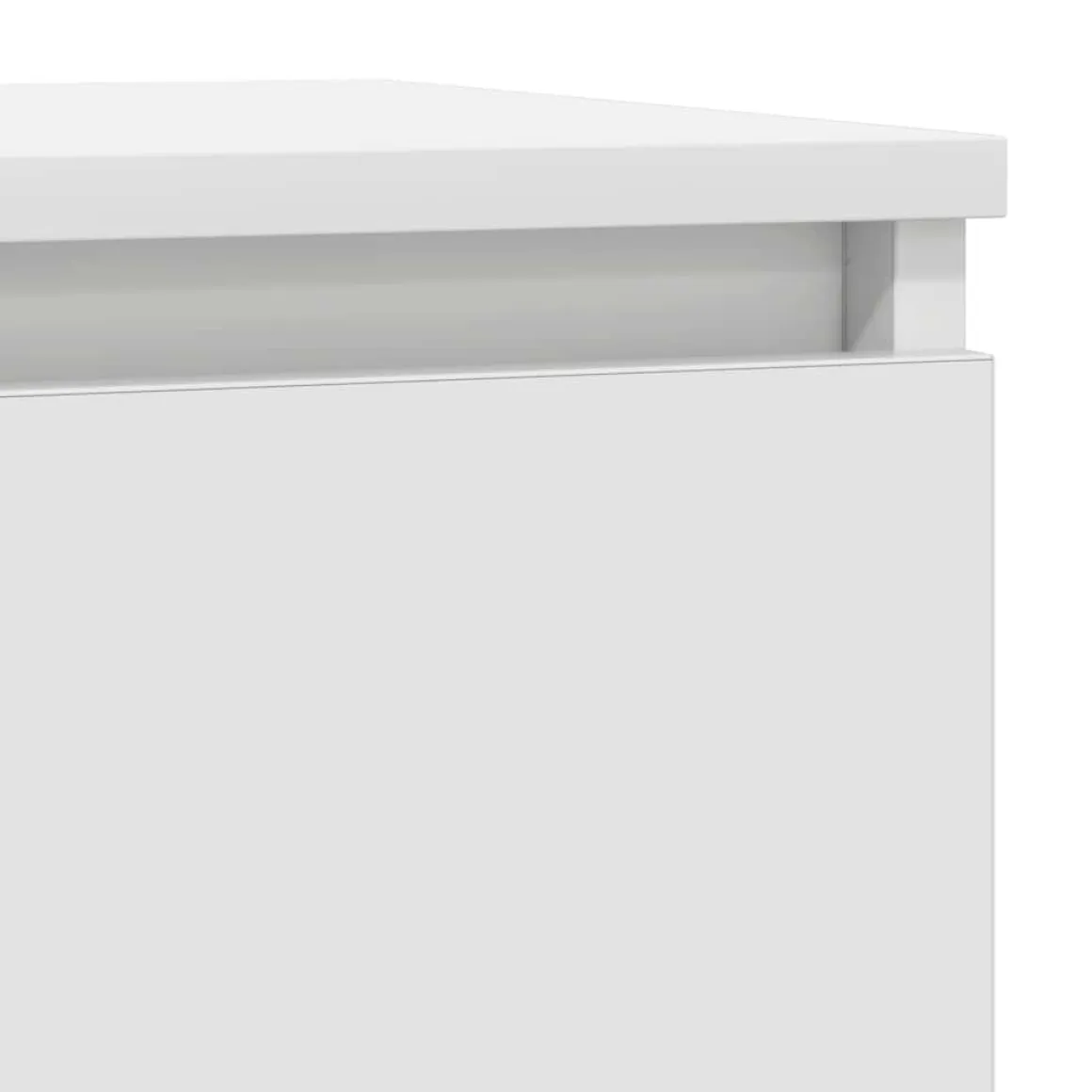 Aparador Rampa 2 puertas + cajón blanco 84x71x35 cm