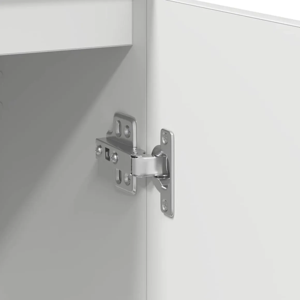 Aparador Rampa 2 puertas + cajón blanco 84x71x35 cm