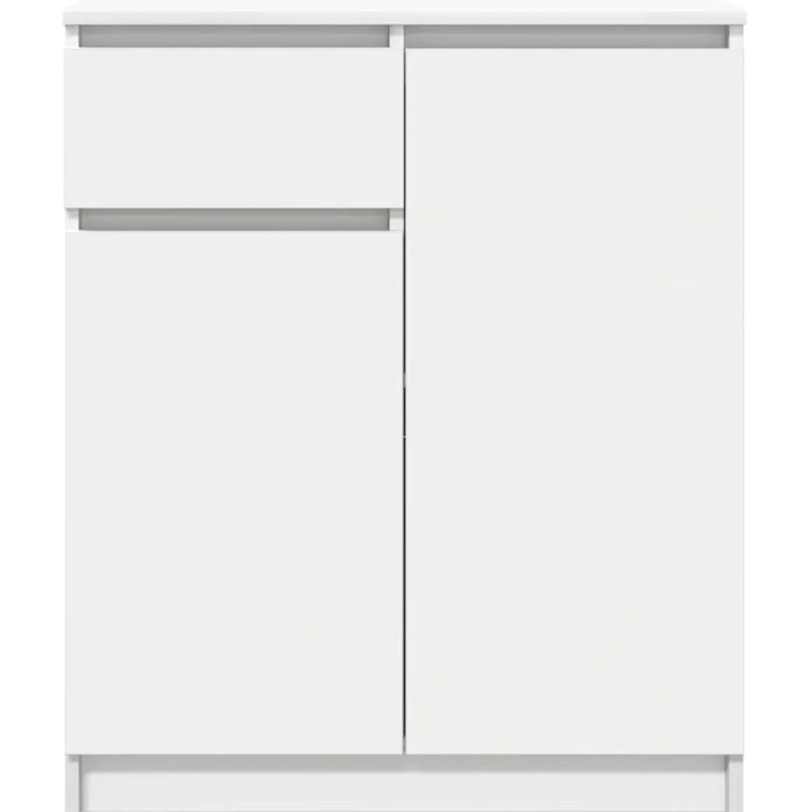 Aparador Rampa 2 puertas + cajón blanco 84x71x35 cm