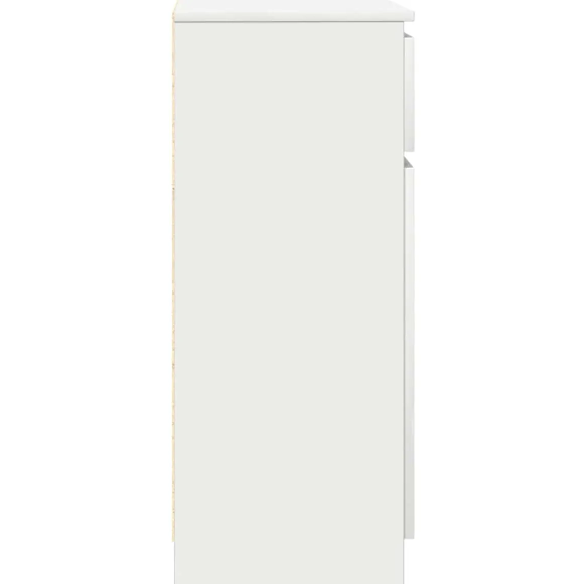 Aparador Rampa 2 puertas + cajón blanco 84x71x35 cm