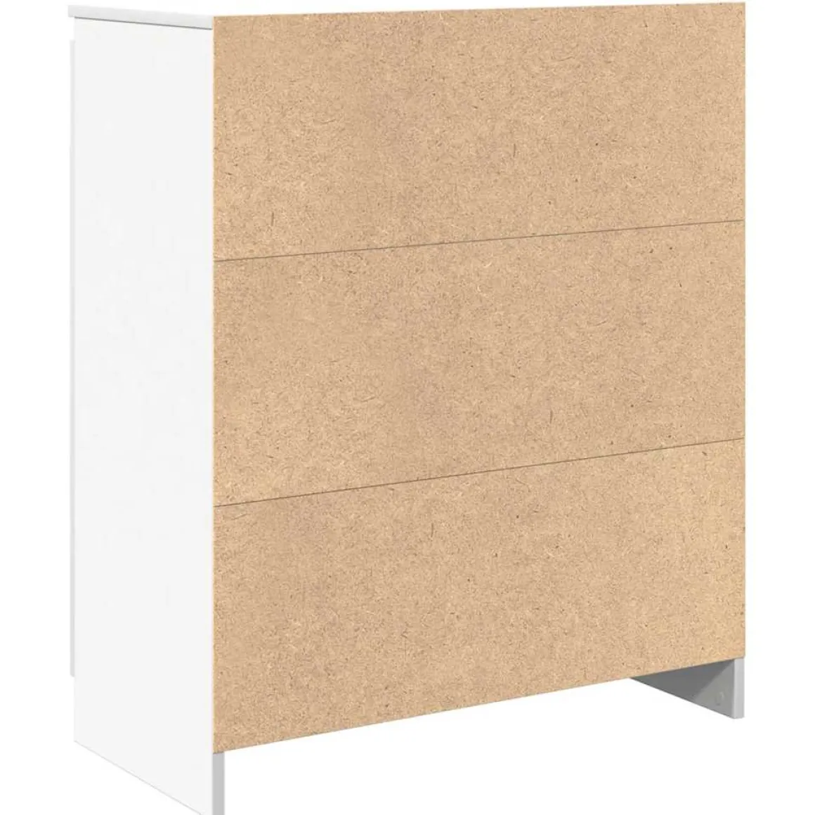 Aparador Rampa 2 puertas + cajón blanco 84x71x35 cm