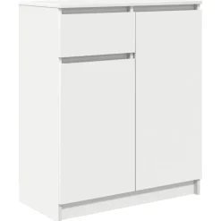 Aparador Rampa 2 puertas + cajón blanco 84x71x35 cm