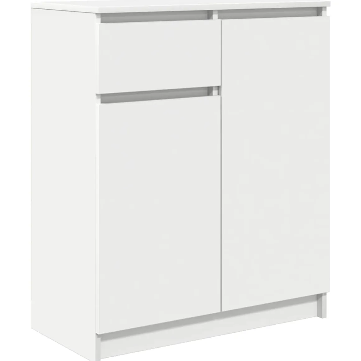 Aparador Rampa 2 puertas + cajón blanco 84x71x35 cm