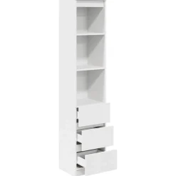 Aparador Regina 3 estantes + 3 cajones blanco 180x37,5x35 cm