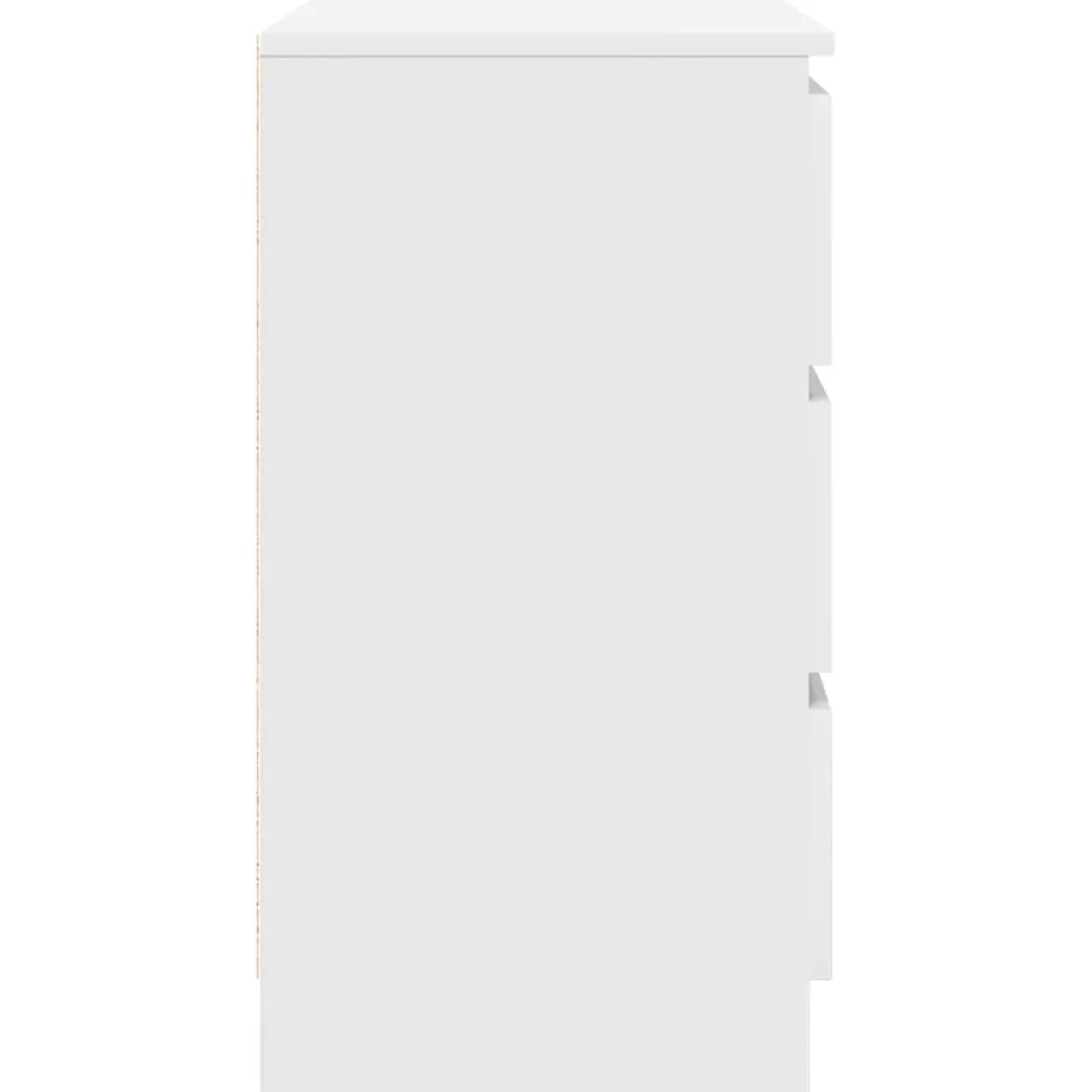 Aparador Risco puerta + 3 cajones blanco 65x71x35 cm