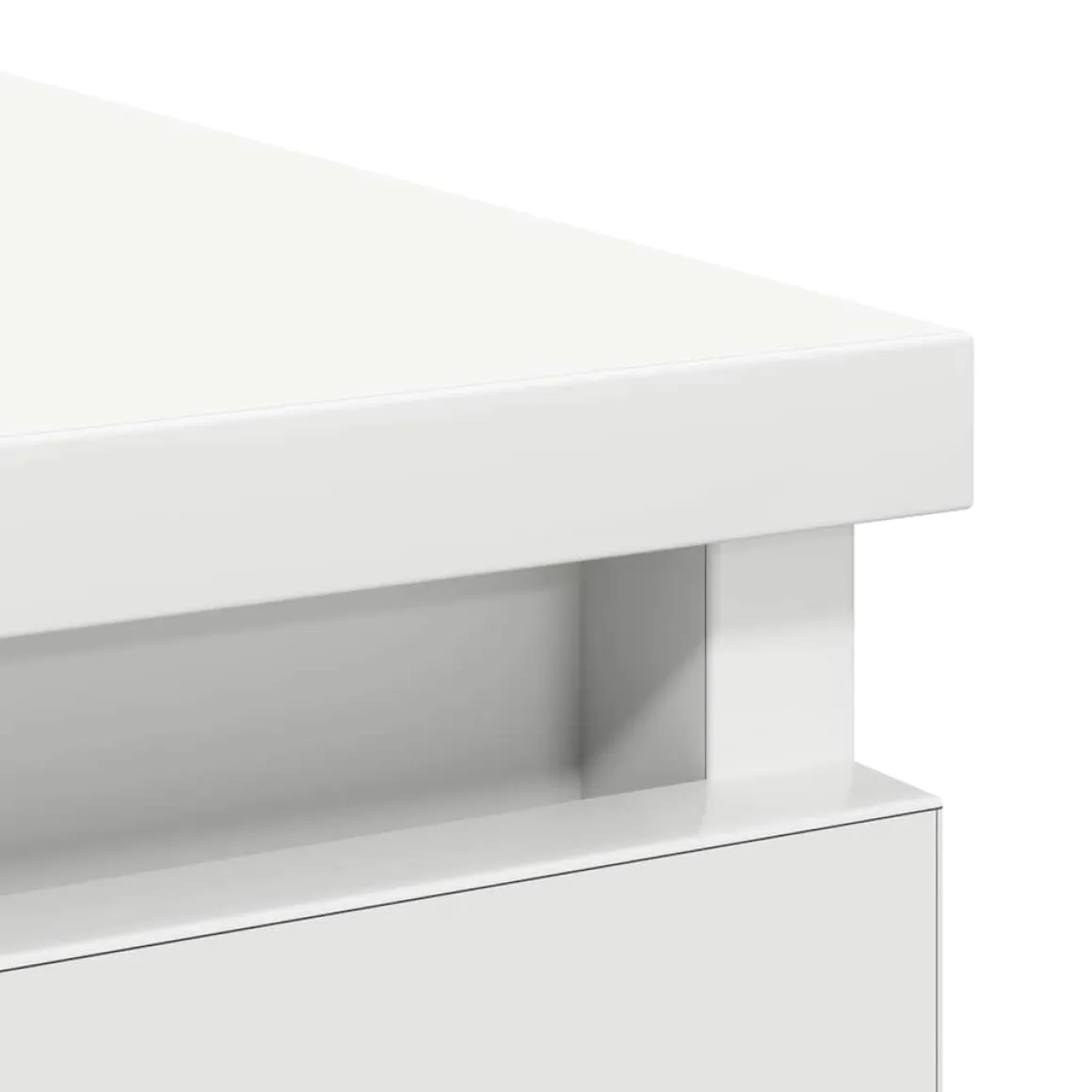 Aparador Risco puerta + 3 cajones blanco 65x71x35 cm