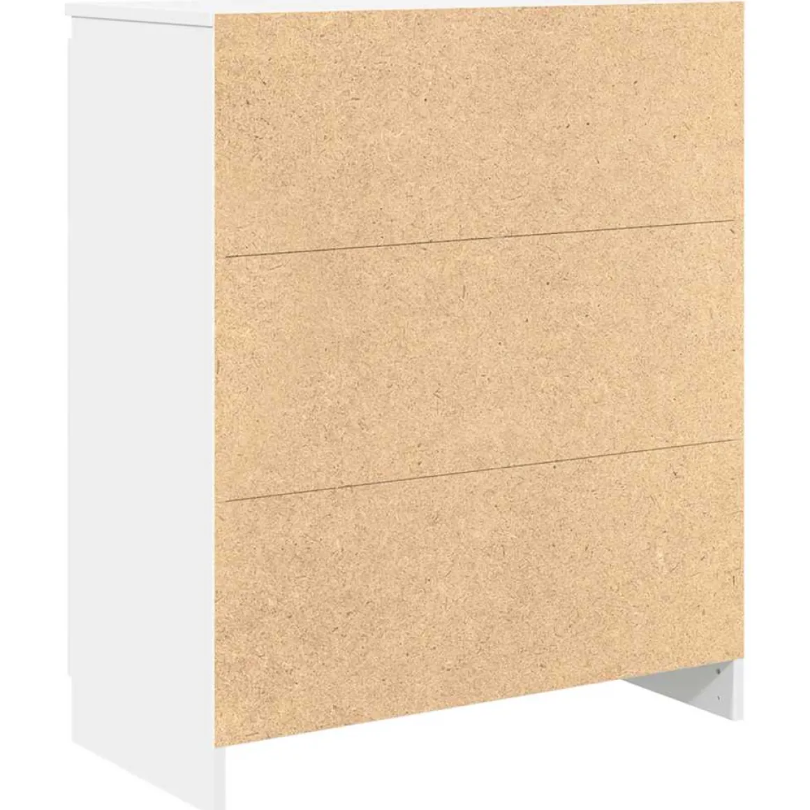 Aparador Rizo puerta + 4 cajones blanco 84x71x35 cm
