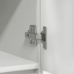 Aparador Rizo puerta + 4 cajones blanco 84x71x35 cm