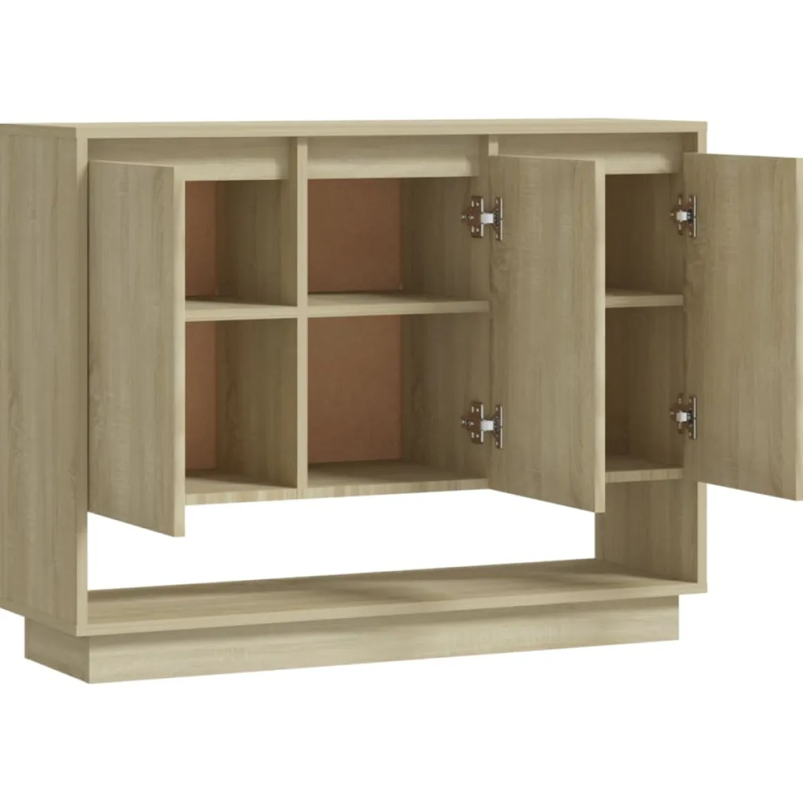 Aparador Roma 3 puertas + estante 75x97x31 cm
