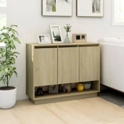 Aparador Roma 3 puertas + estante 75x97x31 cm
