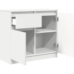 Aparador Rumba 2 puertas + cajón blanco 65x71x35 cm