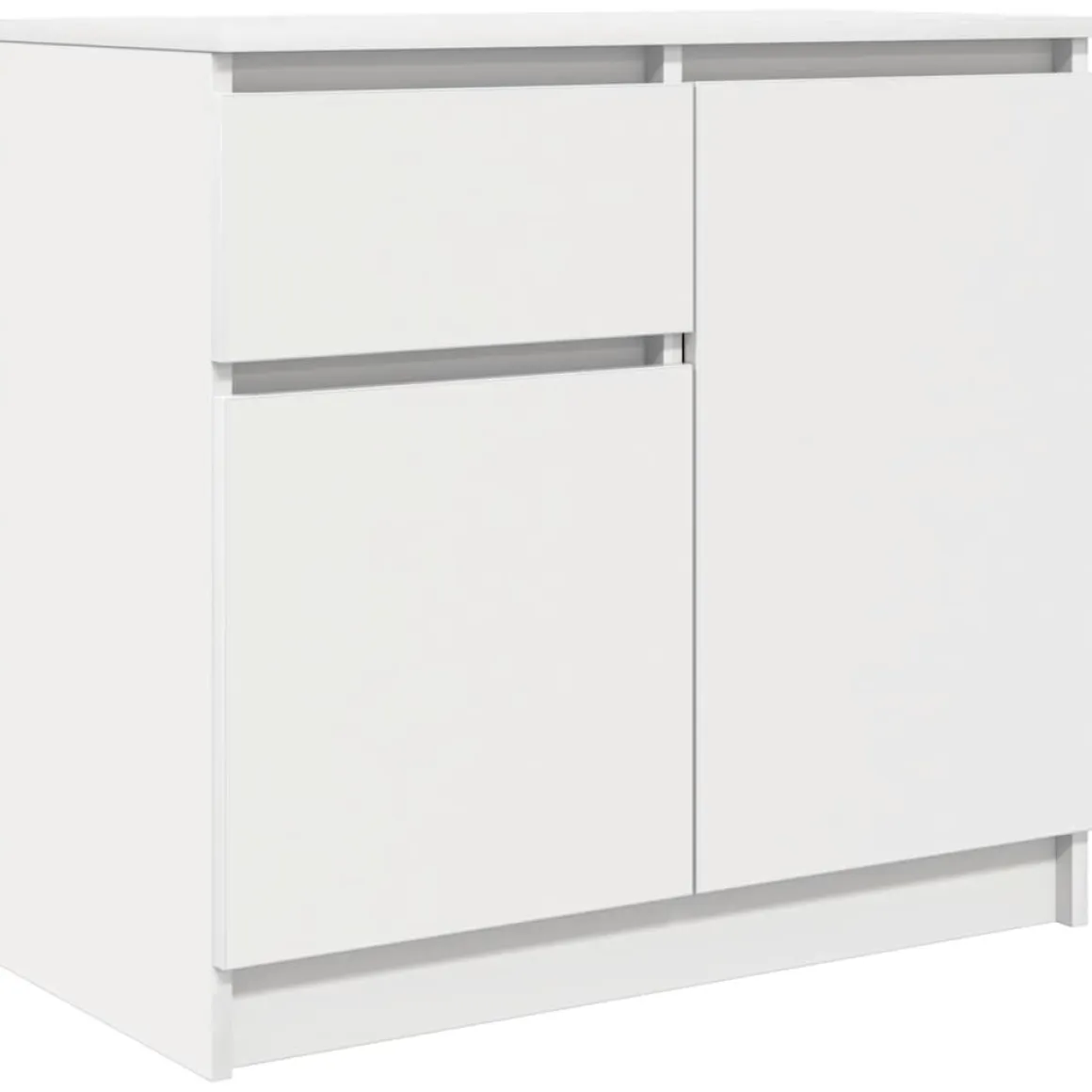 Aparador Rumba 2 puertas + cajón blanco 65x71x35 cm