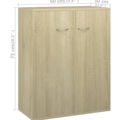 Aparador Soft puerta doble 75x60x30 cm