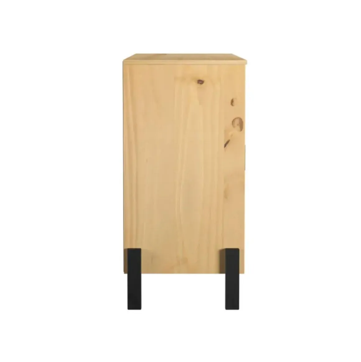 Aparador Soleá 2 puertas + 4 cajones natural 81x138x40 cm