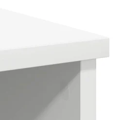 Aparador Tundra 4 compartimentos + cajón + puerta blanco 76x101x35 cm