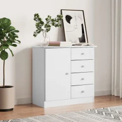 Aparador Turia 4 cajones + 1 puerta 73x77x35 cm