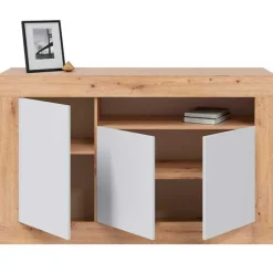 Aparador Velho 3 puertas + estante abierto 87x144x42 cm