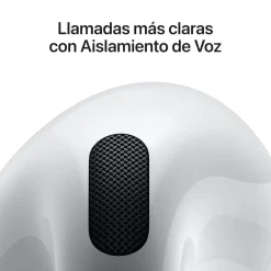 Apple Airpods 4 MXP63ZM/A diseño inalámbrico Bluetooth 5.3 con estuche de carga blanco