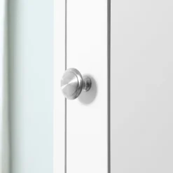 Armario alto de baño Onnie Kleankin 2 estantes + 2 puertas blanco 180x30x28 cm