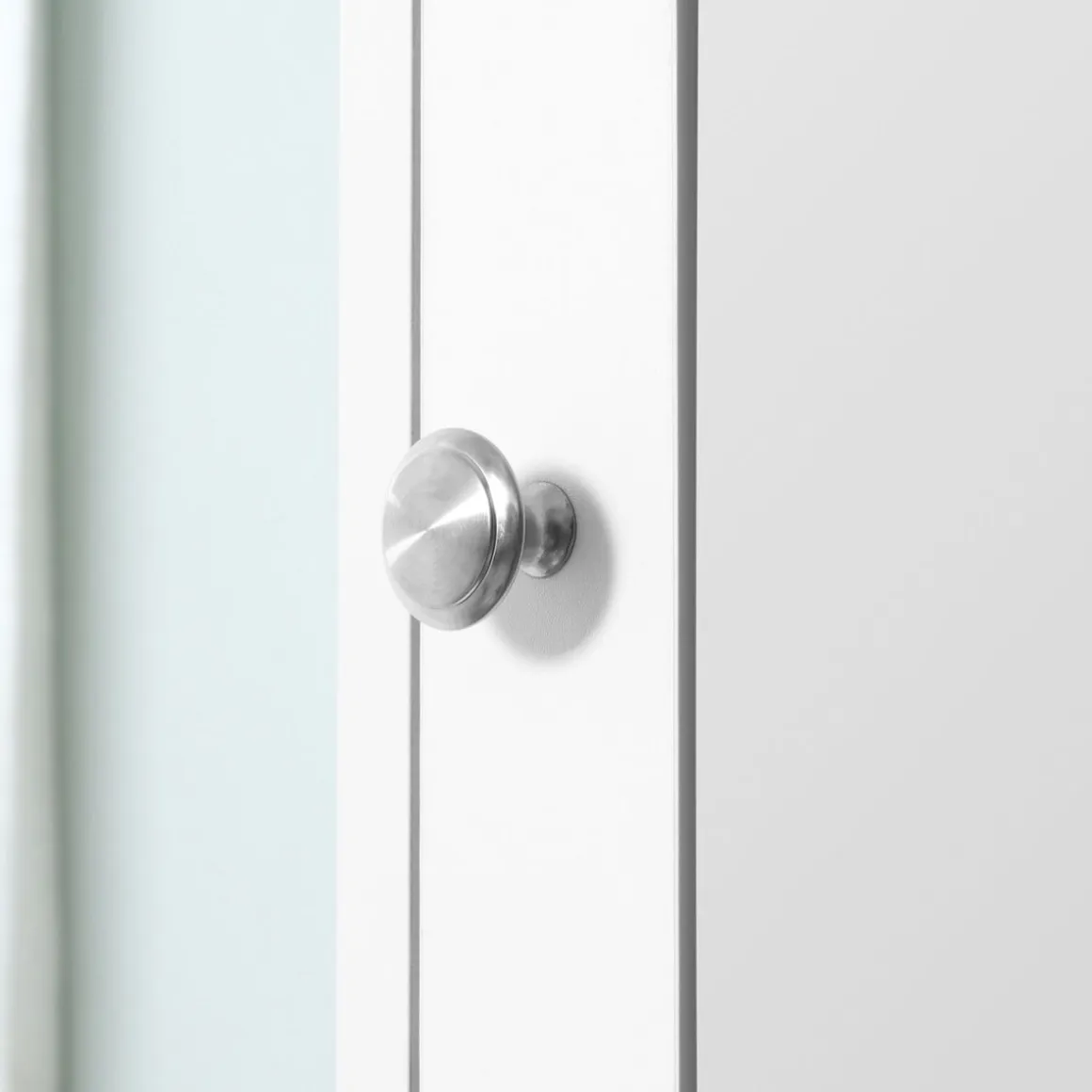 Armario alto de baño Onnie Kleankin 2 estantes + 2 puertas blanco 180x30x28 cm