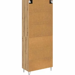 Armario auxiliar Carmina 2 puertas + 3 cajones natural 180x69,5x34 cm