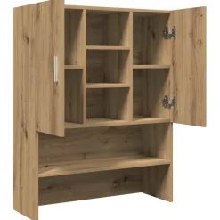 Armario auxiliar Dora 4 estantes + 2 puertas 90x70,5x25,5 cm