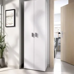 Armario auxiliar Fit 8 compartimentos blanco 190x61x35 cm