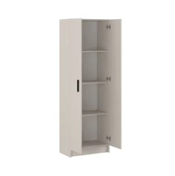 Armario auxiliar New Aura 2 puertas + 4 compartimentos 180x60x34,4 cm