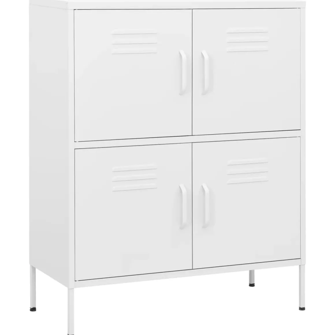 Armario auxiliar Offix 4 puertas con 2 estantes 101,5x80x35 cm