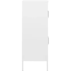 Armario auxiliar Offix 4 puertas con 2 estantes 101,5x80x35 cm