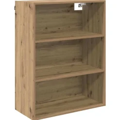 Armario auxiliar Sabina 3 estantes + 2 cajones + 2 puertas roble 180x69,5x32,5 cm