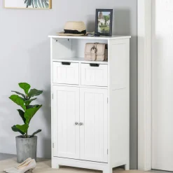 Armario auxiliar Sauce Kleankin apto para baño blanco 108,8x60x30 cm