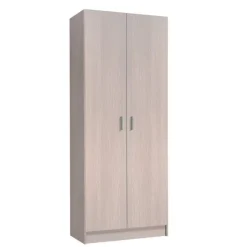 Armario auxiliar Use 2 puertas con escobero 180x73x37 cm