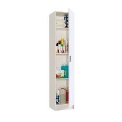Armario auxiliar Use 1 puerta con 4 estantes 180x37x37 cm