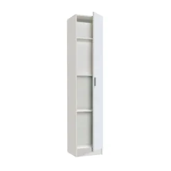 Armario auxiliar Use 1 puerta con 4 estantes 180x37x37 cm