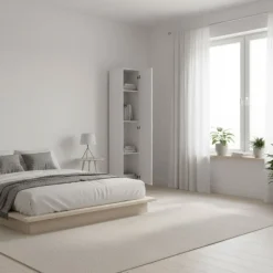 Armario auxiliar Use 1 puerta con 4 estantes 180x37x37 cm