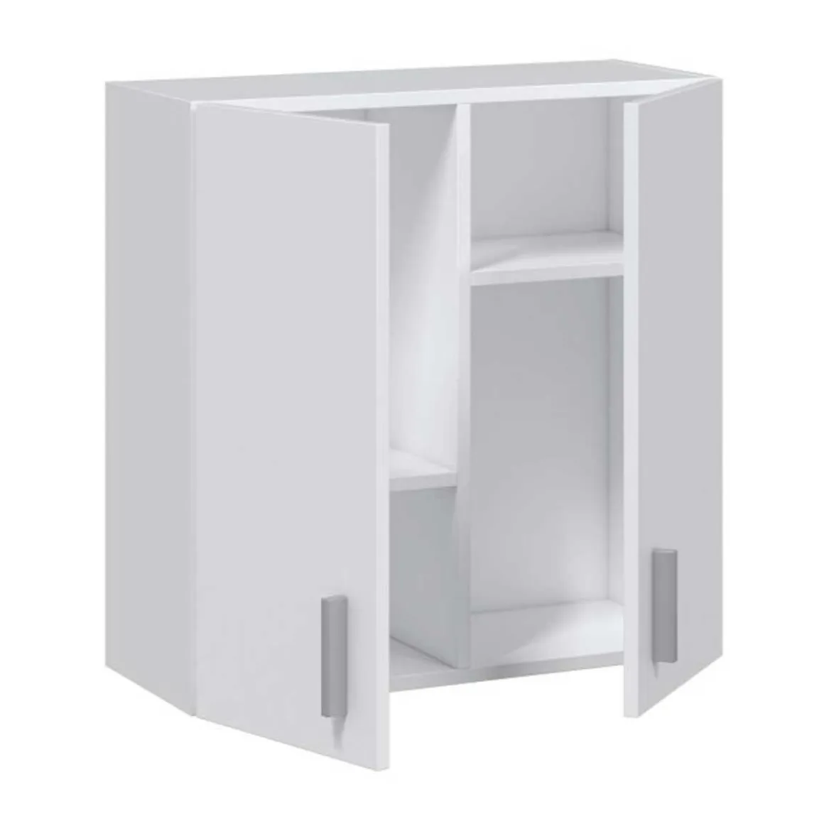Armario auxiliar Use diseño alto con 2 puertas blanco 60x59x26,5 cm