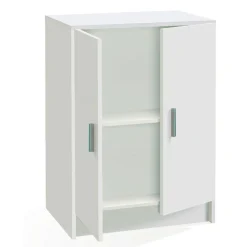 Armario auxiliar Use diseño bajo con 2 puertas blanco 80x59x37 cm