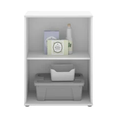 Armario bajo Fit 2 puertas 2 estantes blanco 83,8x60,9x35 cm