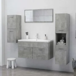 Armario de baño Barbate 2 puertas 80x30x30 cm