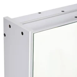 Armario de baño Chakra Kleankin con luz LED blanco 75x90x15 cm