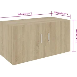 Armario de pared Bari 2 puertas 40x80x39 cm