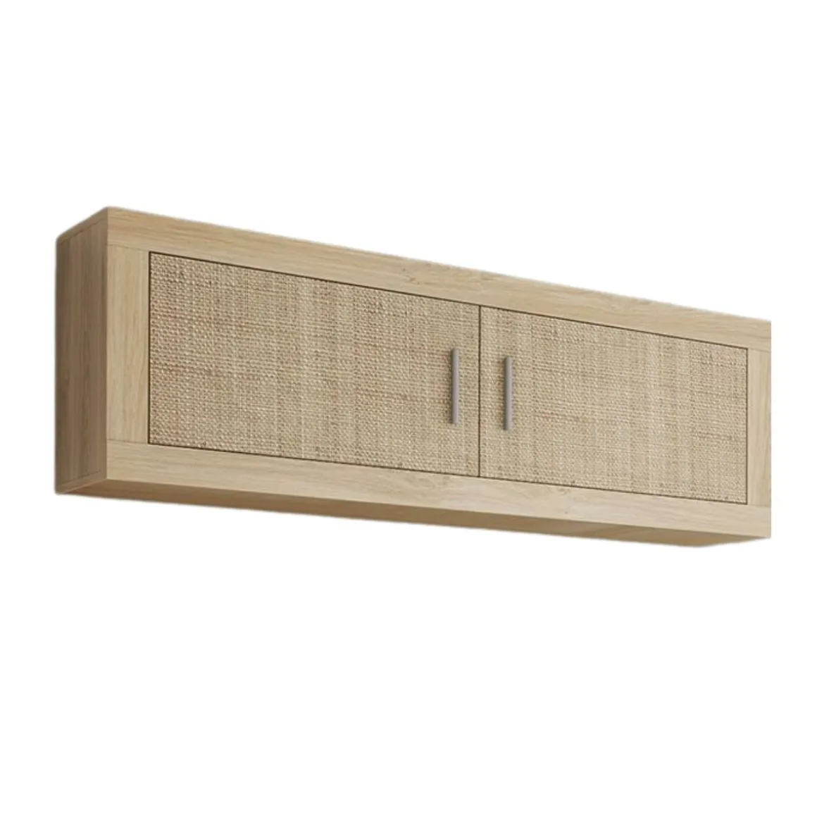 Armario de pared Lara 2 puertas puccini/textil 46x130x27,9 cm