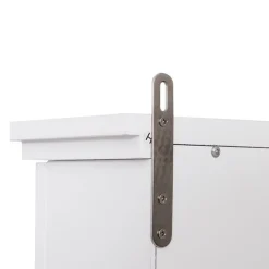 Armario de pared multifuncional blanco 50,5x14,5x53 cm