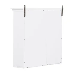 Armario de pared multifuncional blanco 50,5x14,5x53 cm