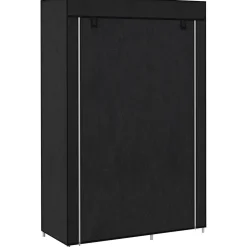 Armario de tela Nexo Homcom 6 estantes + 1 barra 162,5x103x43 cm
