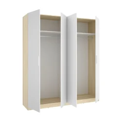 Armario Emax 4 puertas abatibles 203,5x182,1x51,4 cm