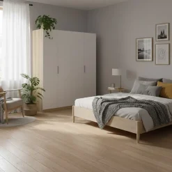 Armario Emax 4 puertas abatibles 203,5x182,1x51,4 cm