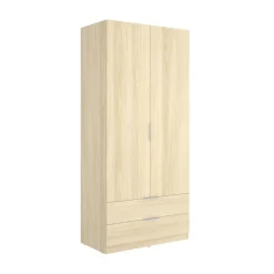 Armario Emax 2 puertas batientes y 2 cajones 203,5x91x51,4 cm